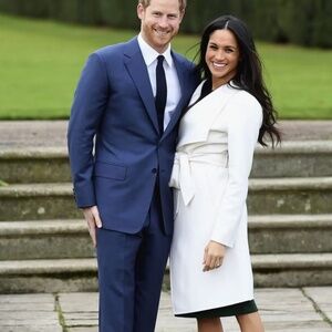 Line The Label Ivory Wool Meghan Coat ASO Meghan Markle